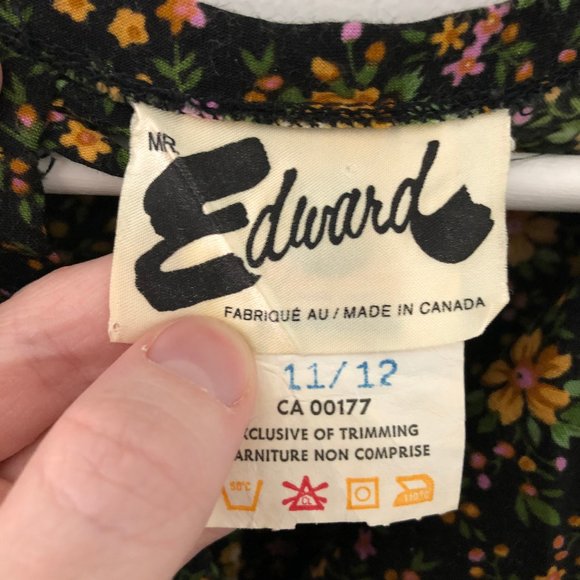 Sunning Vintage Floral Midi Dress - Poof Sleeves - Picture 7 of 13